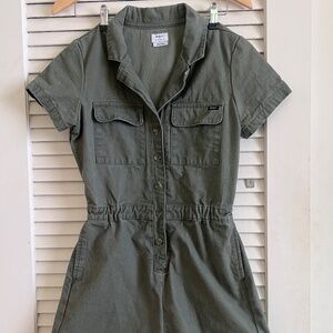 Army Green Romper